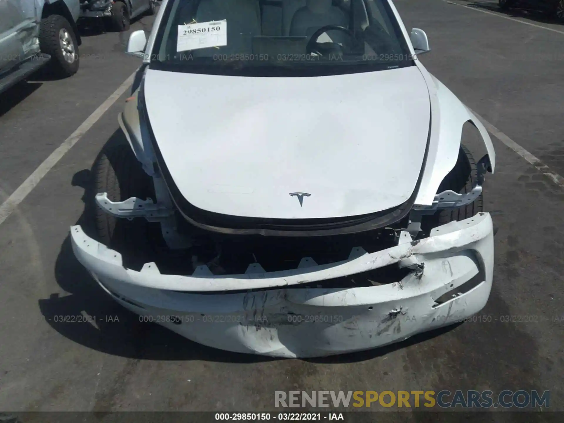 6 Photograph of a damaged car 5YJ3E1EA2KF302612 TESLA MODEL 3 2019