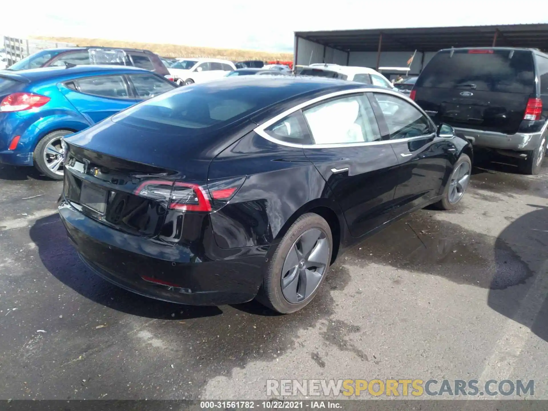 4 Photograph of a damaged car 5YJ3E1EA2KF304716 TESLA MODEL 3 2019