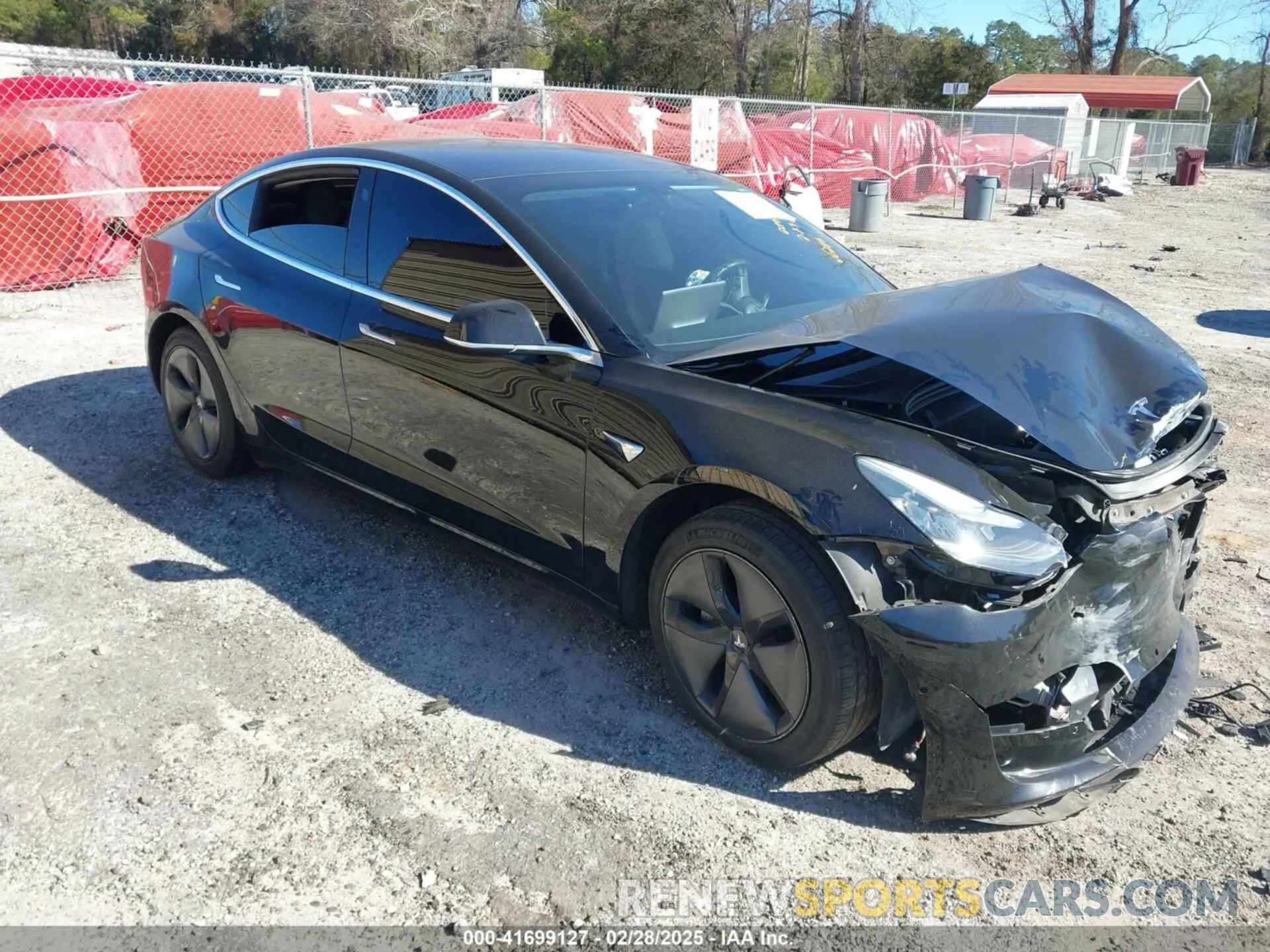 1 Photograph of a damaged car 5YJ3E1EA2KF306286 TESLA MODEL 3 2019