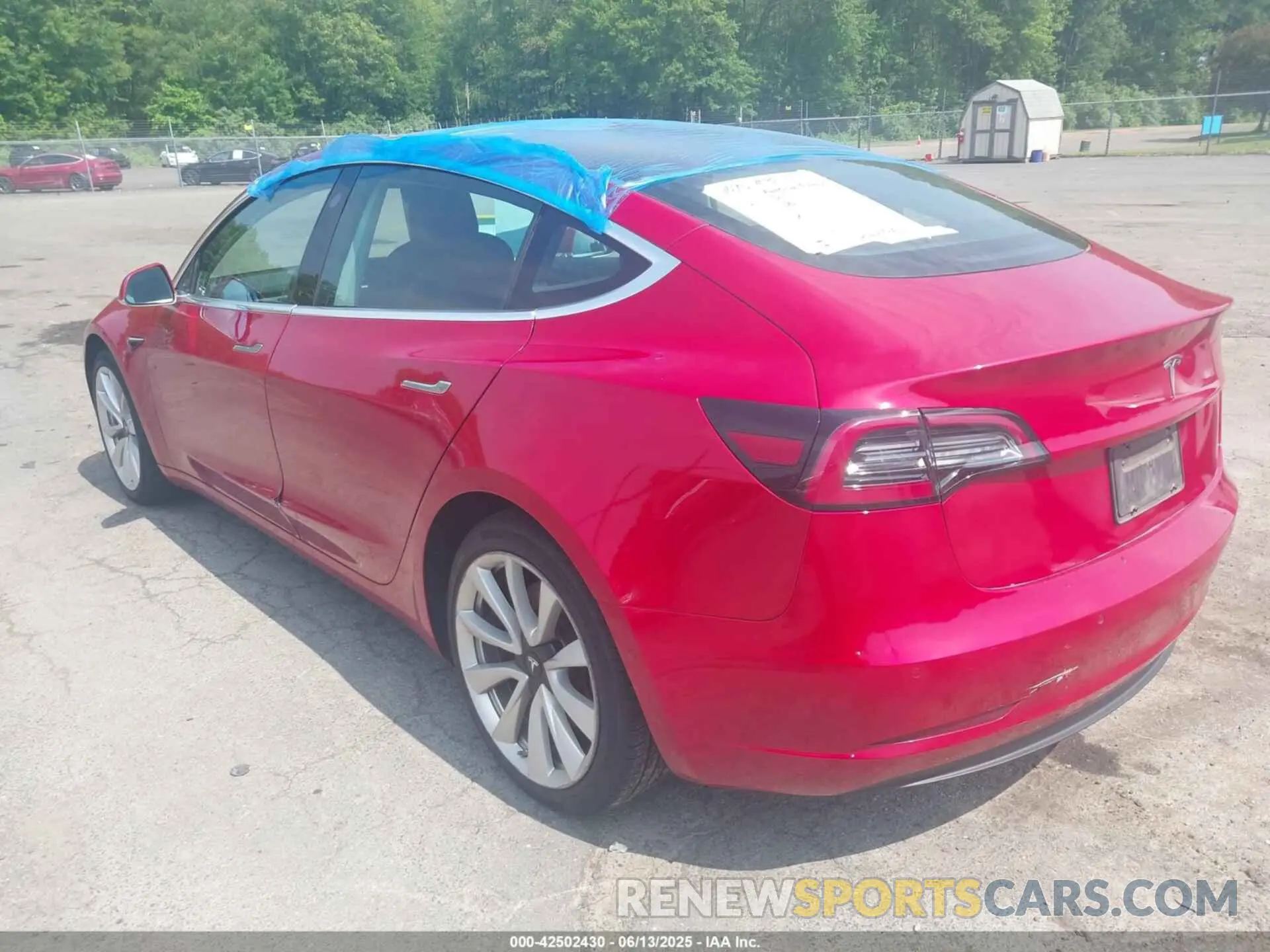 3 Photograph of a damaged car 5YJ3E1EA2KF311424 TESLA MODEL 3 2019