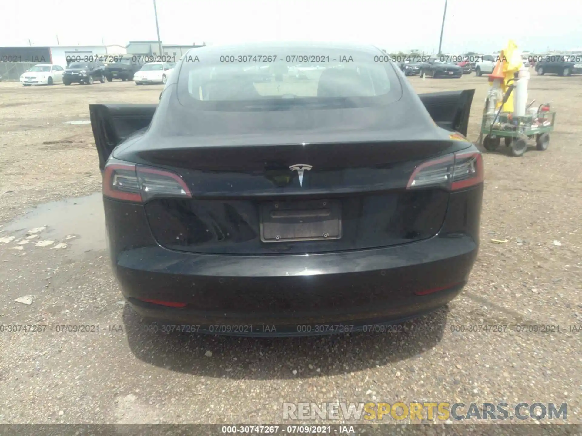 6 Photograph of a damaged car 5YJ3E1EA2KF313304 TESLA MODEL 3 2019