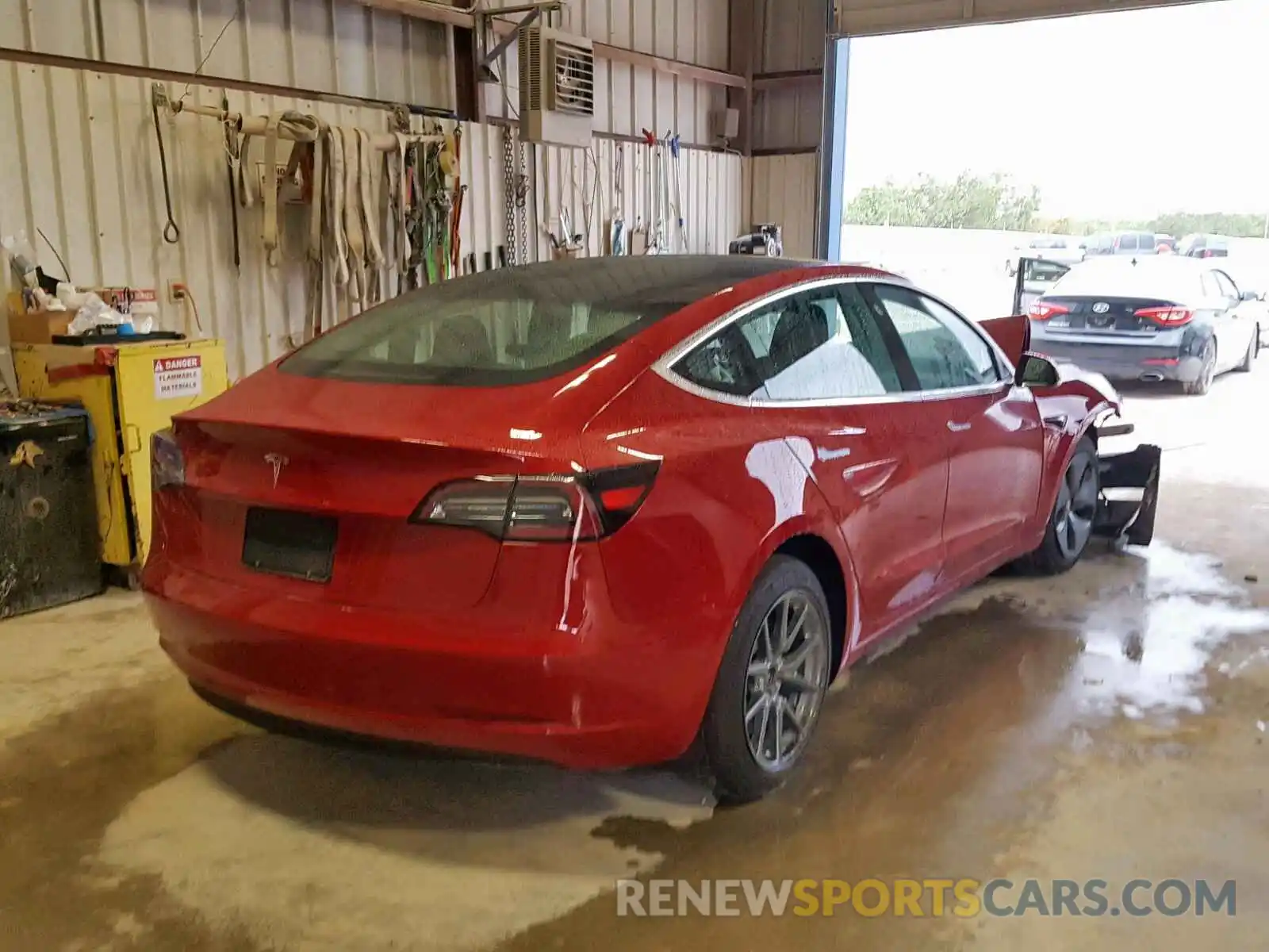 4 Photograph of a damaged car 5YJ3E1EA2KF313710 TESLA MODEL 3 2019