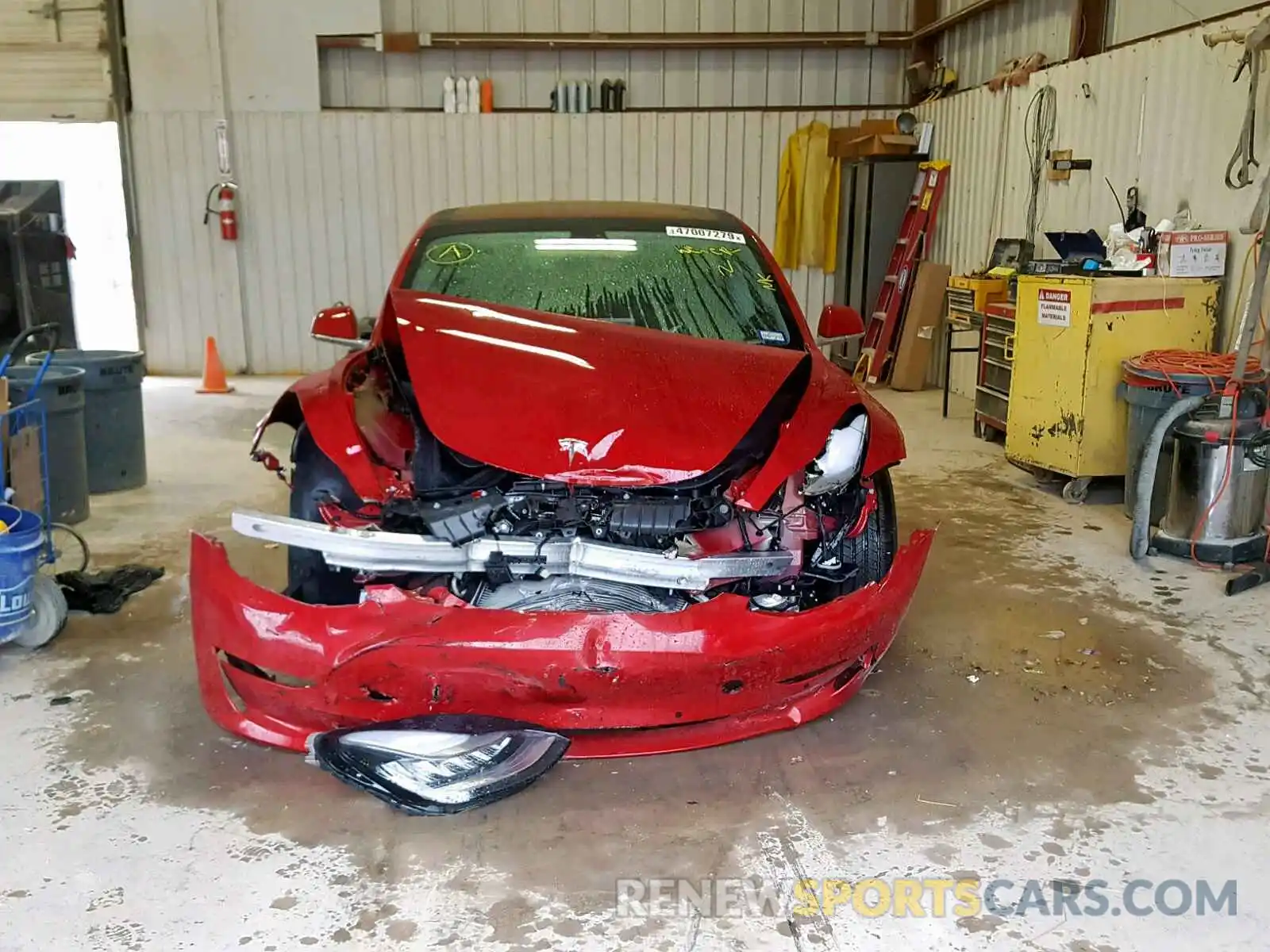 9 Photograph of a damaged car 5YJ3E1EA2KF313710 TESLA MODEL 3 2019