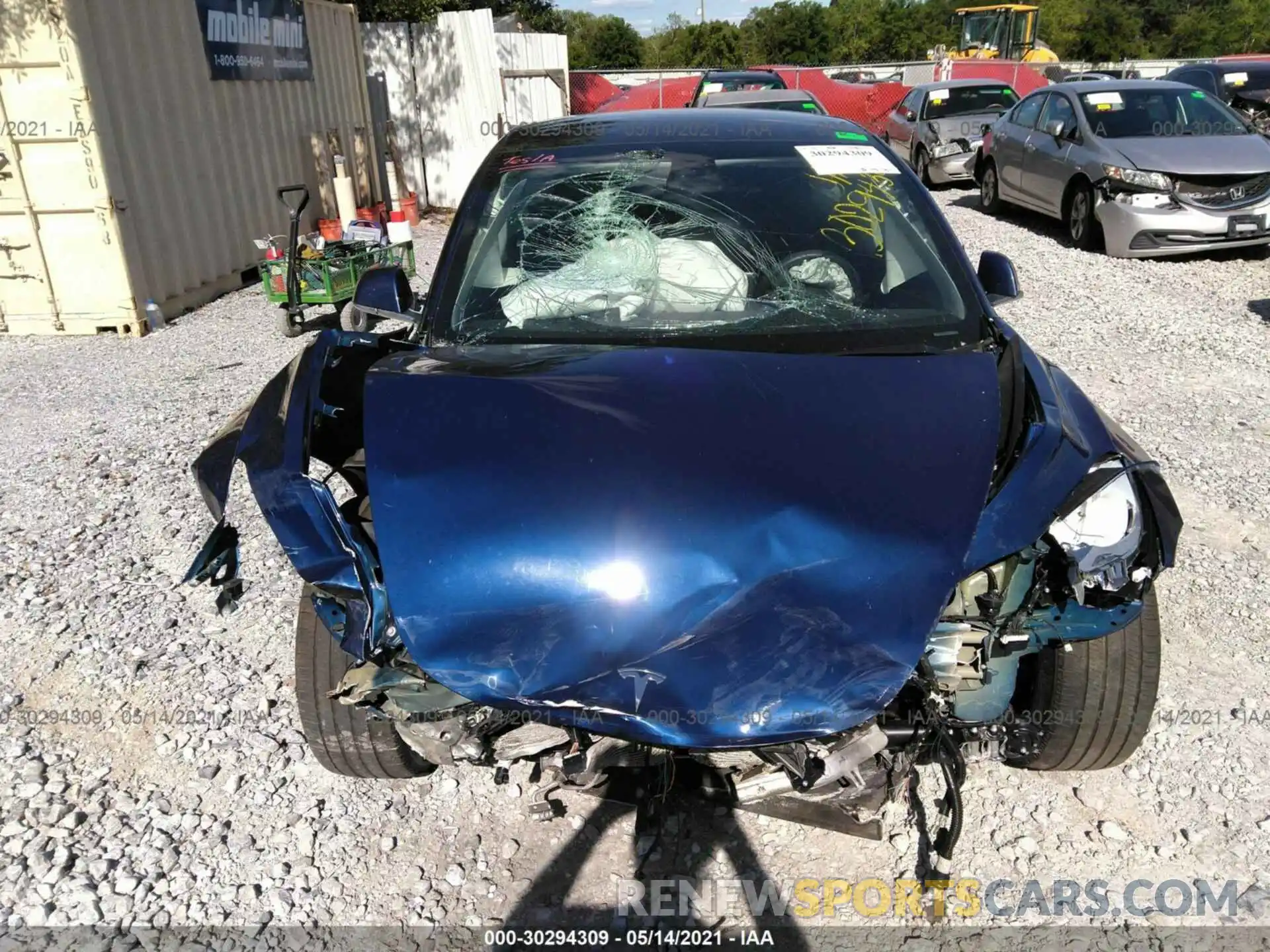 6 Photograph of a damaged car 5YJ3E1EA2KF313867 TESLA MODEL 3 2019