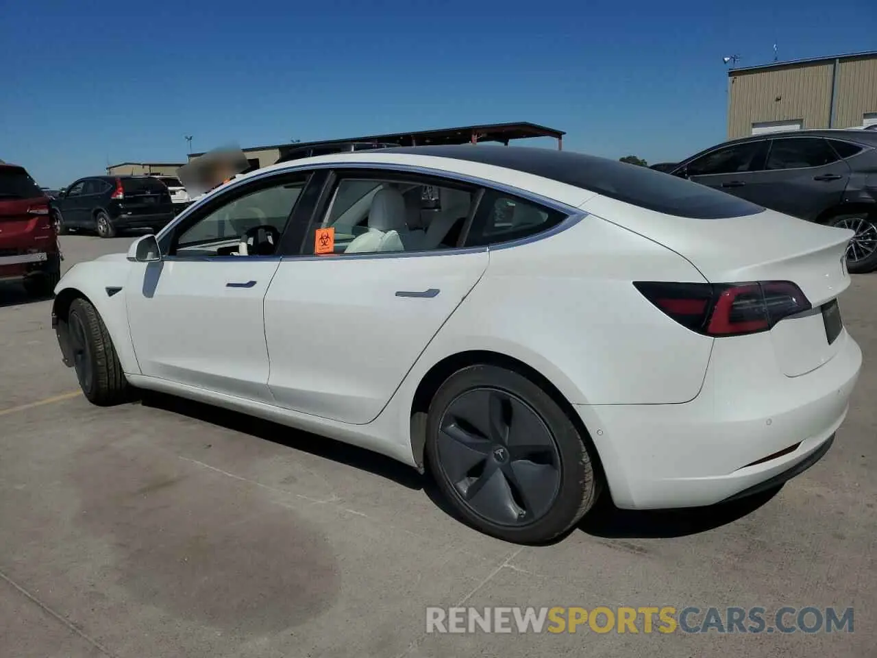 2 Photograph of a damaged car 5YJ3E1EA2KF314937 TESLA MODEL 3 2019