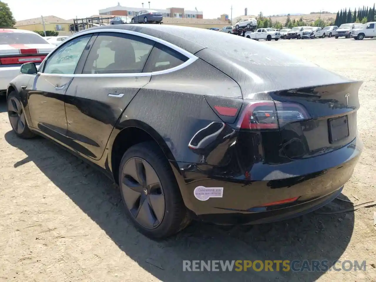 3 Photograph of a damaged car 5YJ3E1EA2KF321578 TESLA MODEL 3 2019