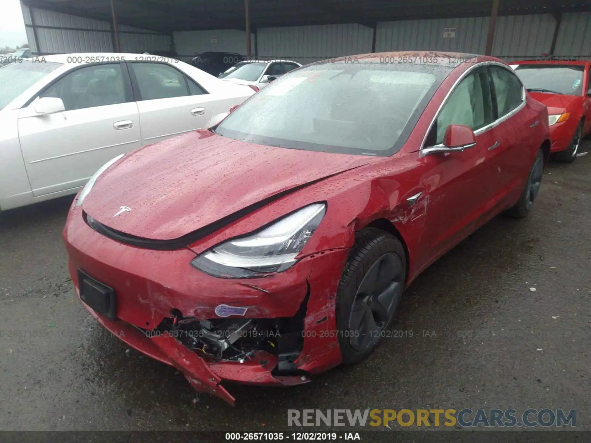 6 Photograph of a damaged car 5YJ3E1EA2KF325937 TESLA MODEL 3 2019