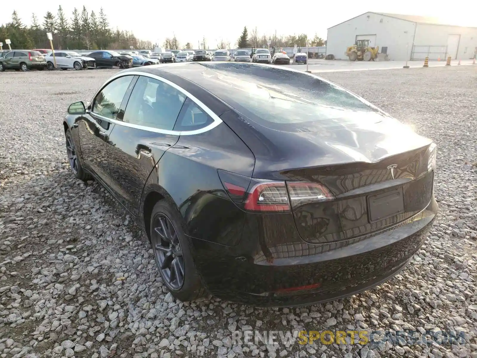 3 Photograph of a damaged car 5YJ3E1EA2KF328630 TESLA MODEL 3 2019