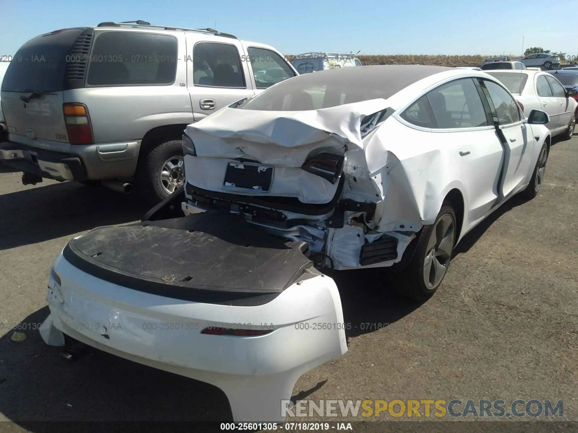 6 Photograph of a damaged car 5YJ3E1EA2KF362809 TESLA MODEL 3 2019
