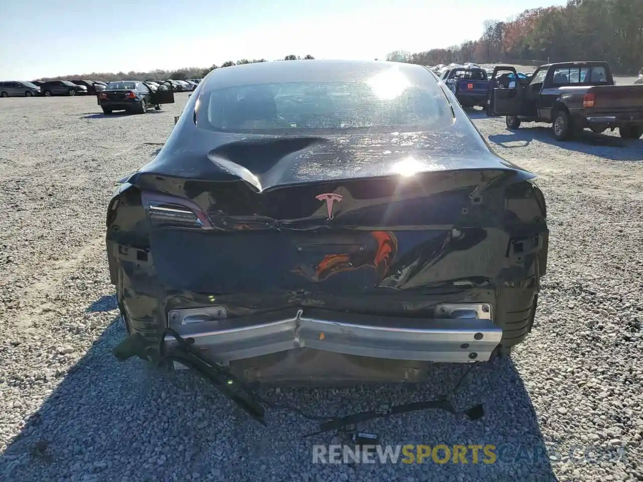 6 Photograph of a damaged car 5YJ3E1EA2KF395437 TESLA MODEL 3 2019