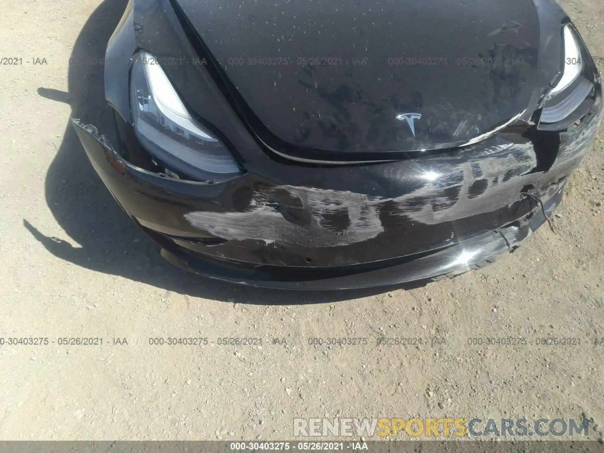 6 Photograph of a damaged car 5YJ3E1EA2KF396135 TESLA MODEL 3 2019