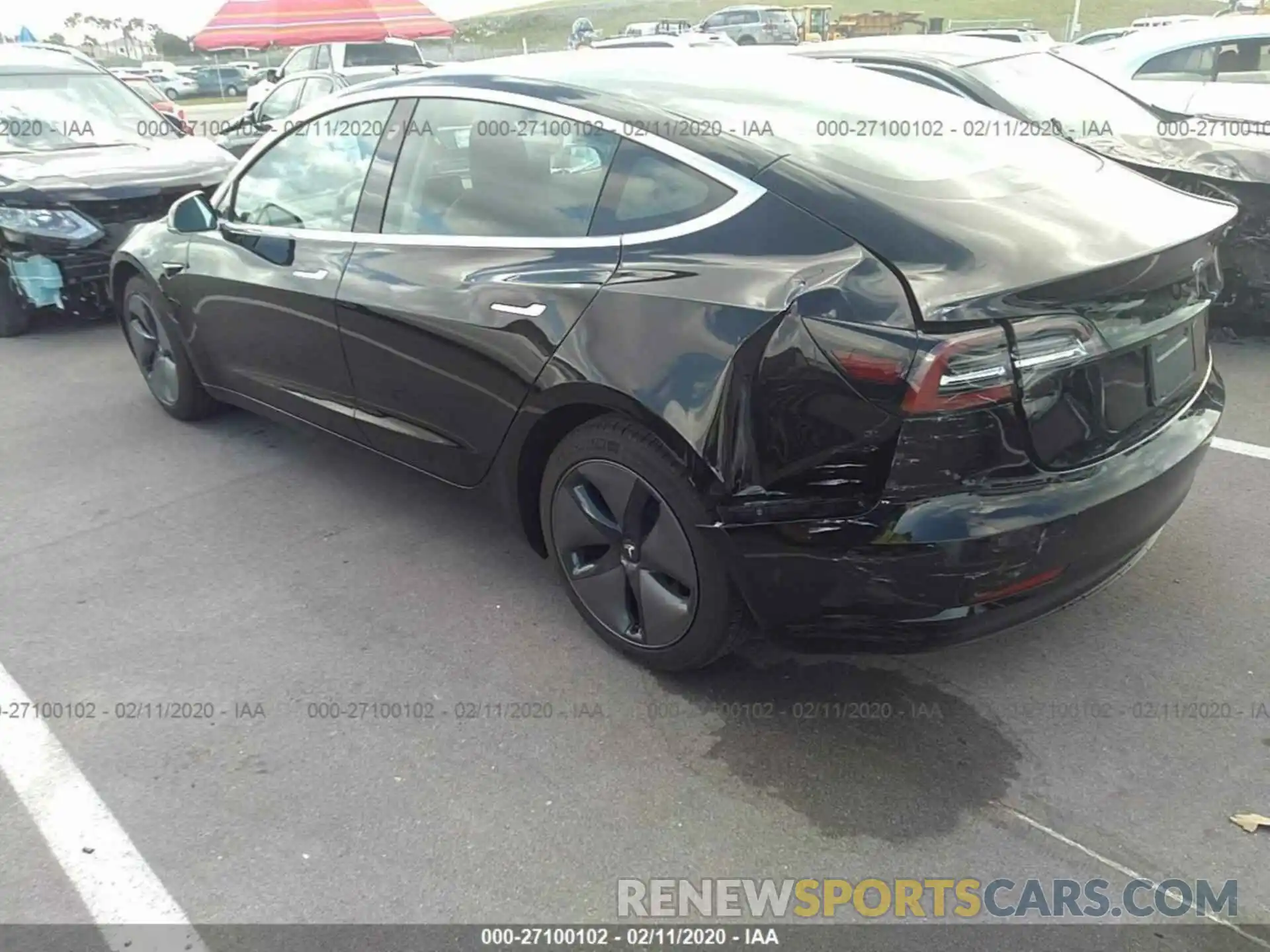 11 Photograph of a damaged car 5YJ3E1EA2KF398323 TESLA MODEL 3 2019