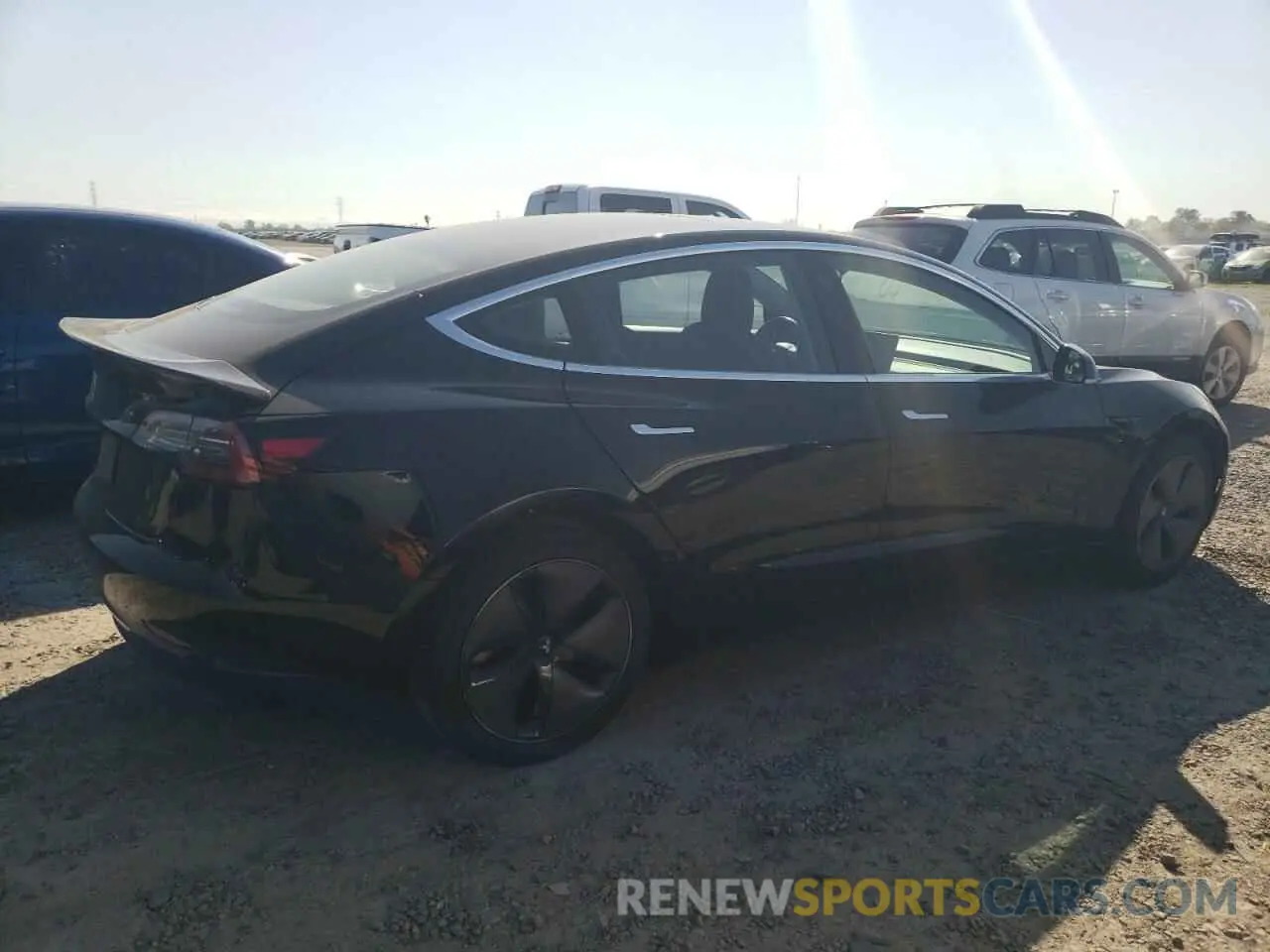 3 Photograph of a damaged car 5YJ3E1EA2KF398841 TESLA MODEL 3 2019