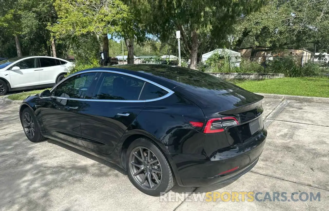 3 Photograph of a damaged car 5YJ3E1EA2KF399391 TESLA MODEL 3 2019