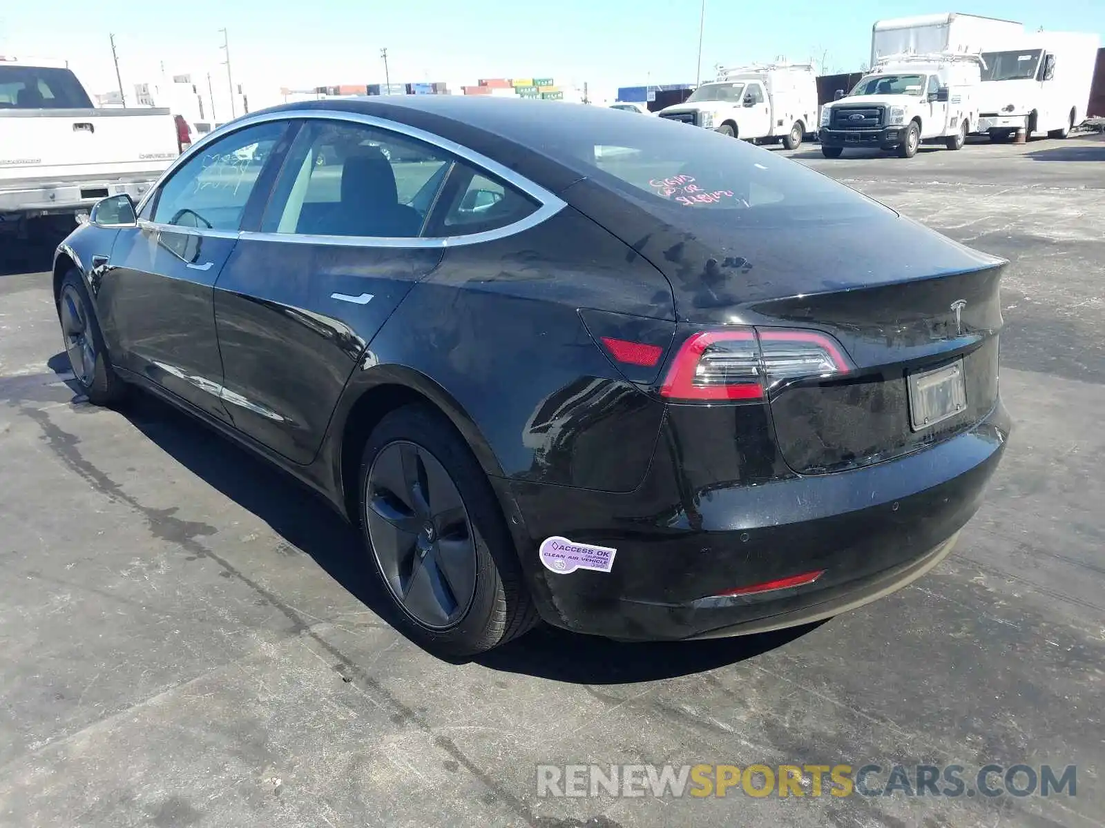 3 Photograph of a damaged car 5YJ3E1EA2KF399648 TESLA MODEL 3 2019