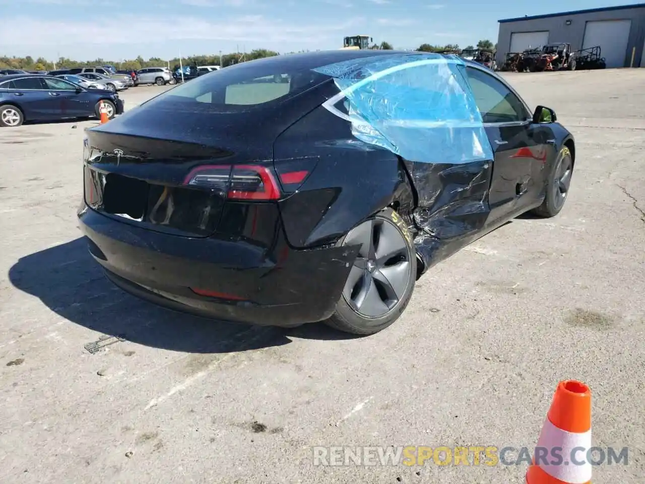 4 Photograph of a damaged car 5YJ3E1EA2KF399973 TESLA MODEL 3 2019