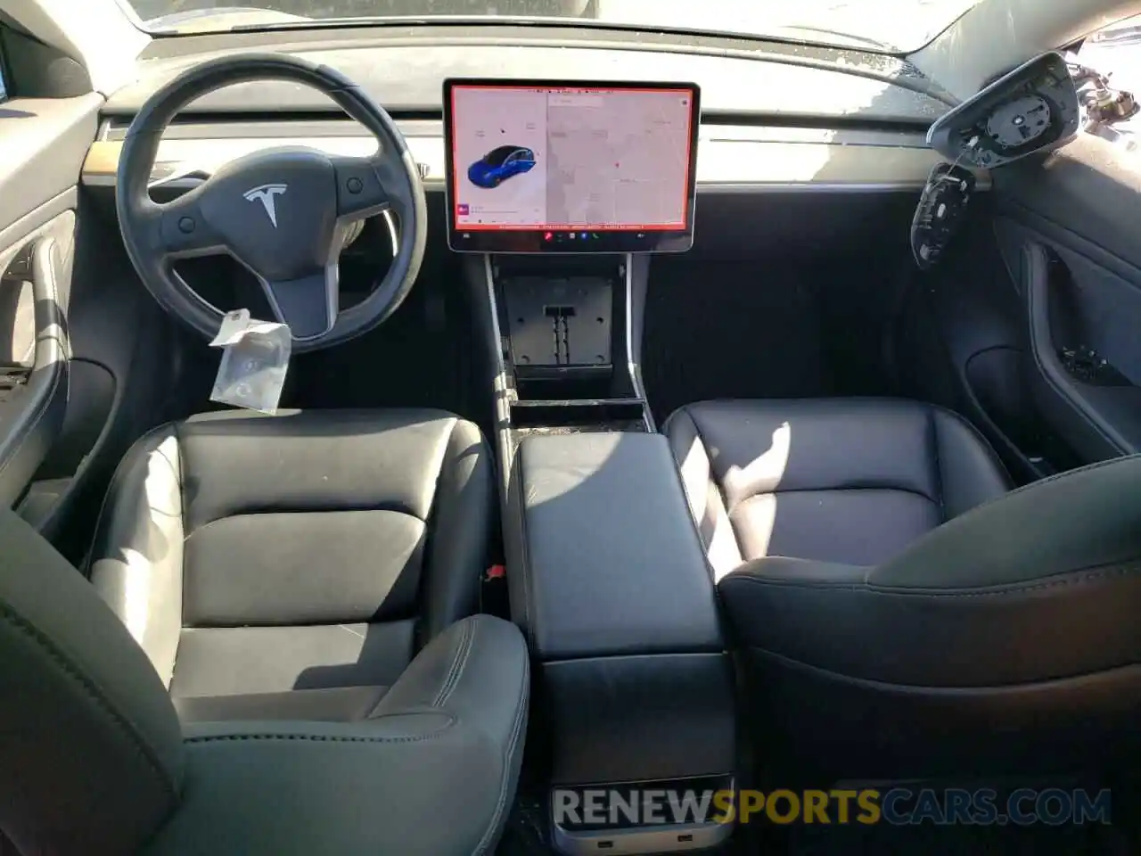 8 Photograph of a damaged car 5YJ3E1EA2KF401043 TESLA MODEL 3 2019