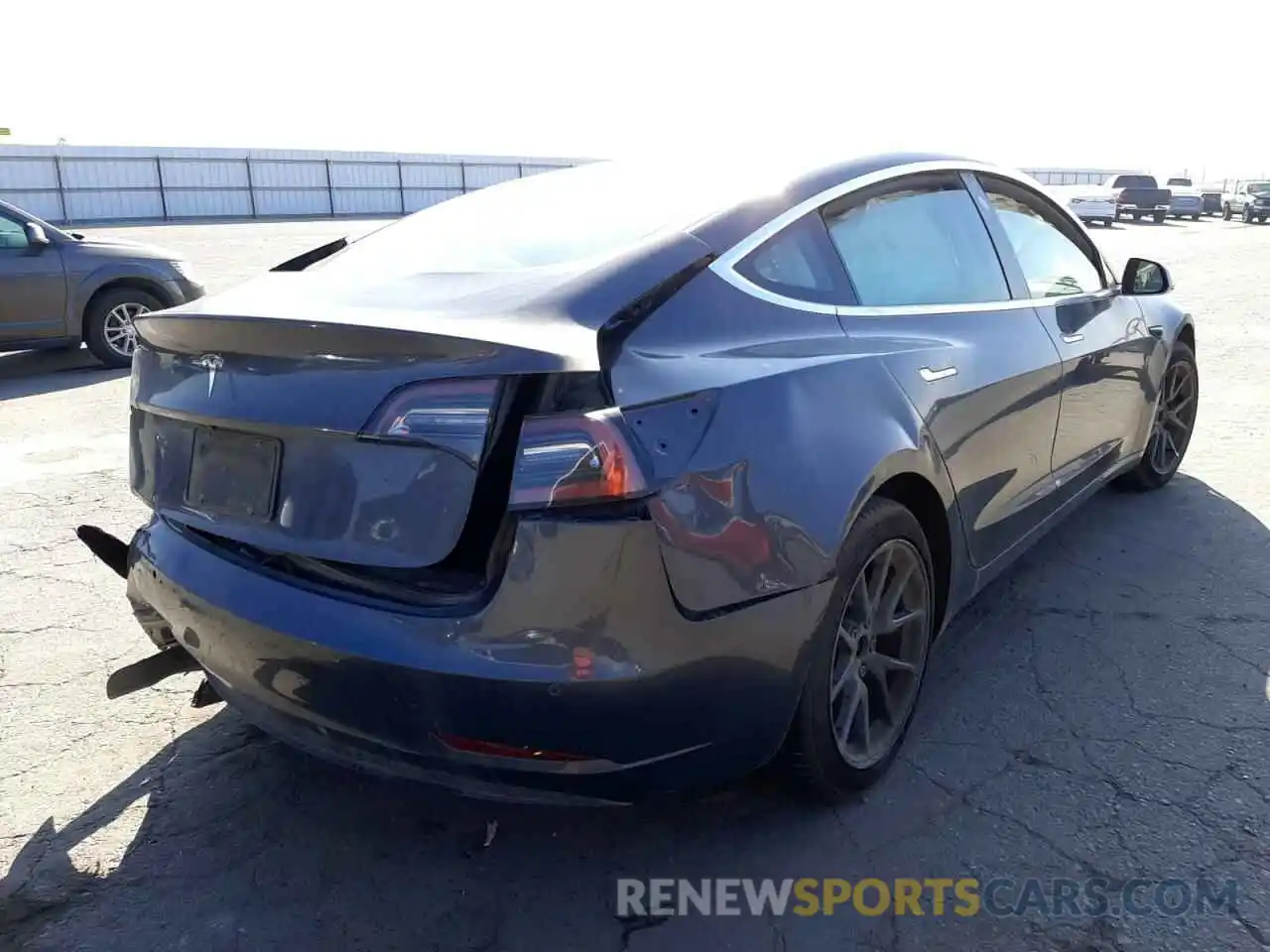 4 Photograph of a damaged car 5YJ3E1EA2KF402743 TESLA MODEL 3 2019