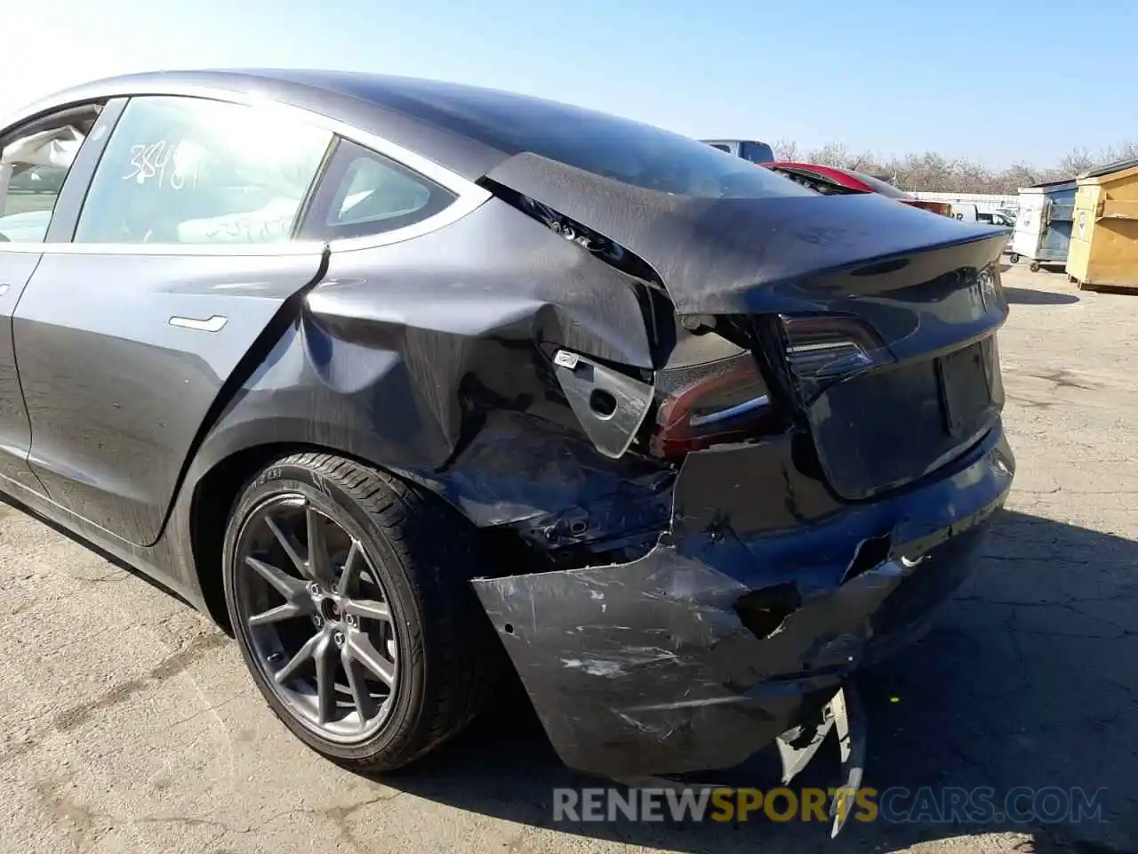 9 Photograph of a damaged car 5YJ3E1EA2KF402743 TESLA MODEL 3 2019