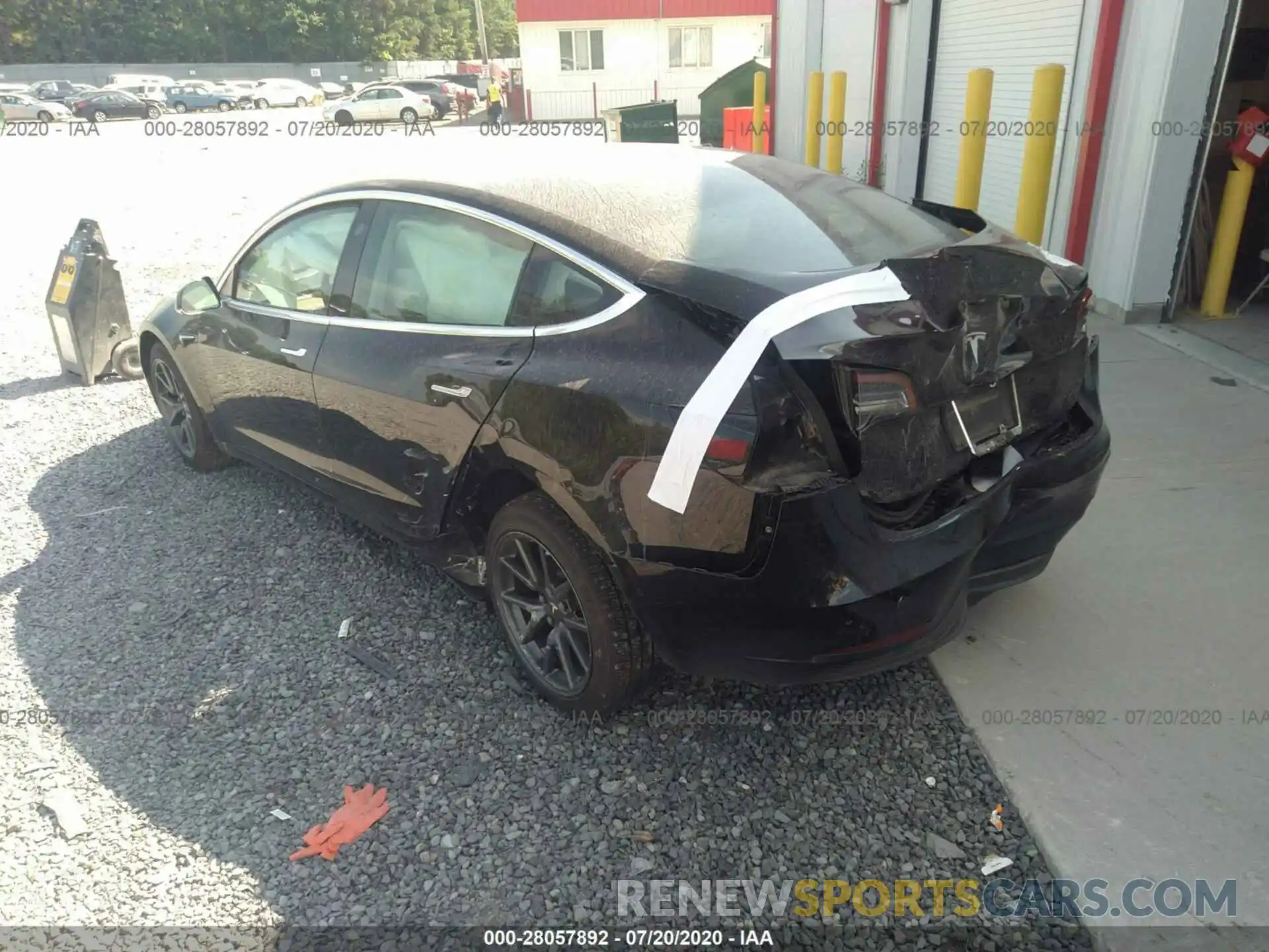 3 Photograph of a damaged car 5YJ3E1EA2KF409806 TESLA MODEL 3 2019