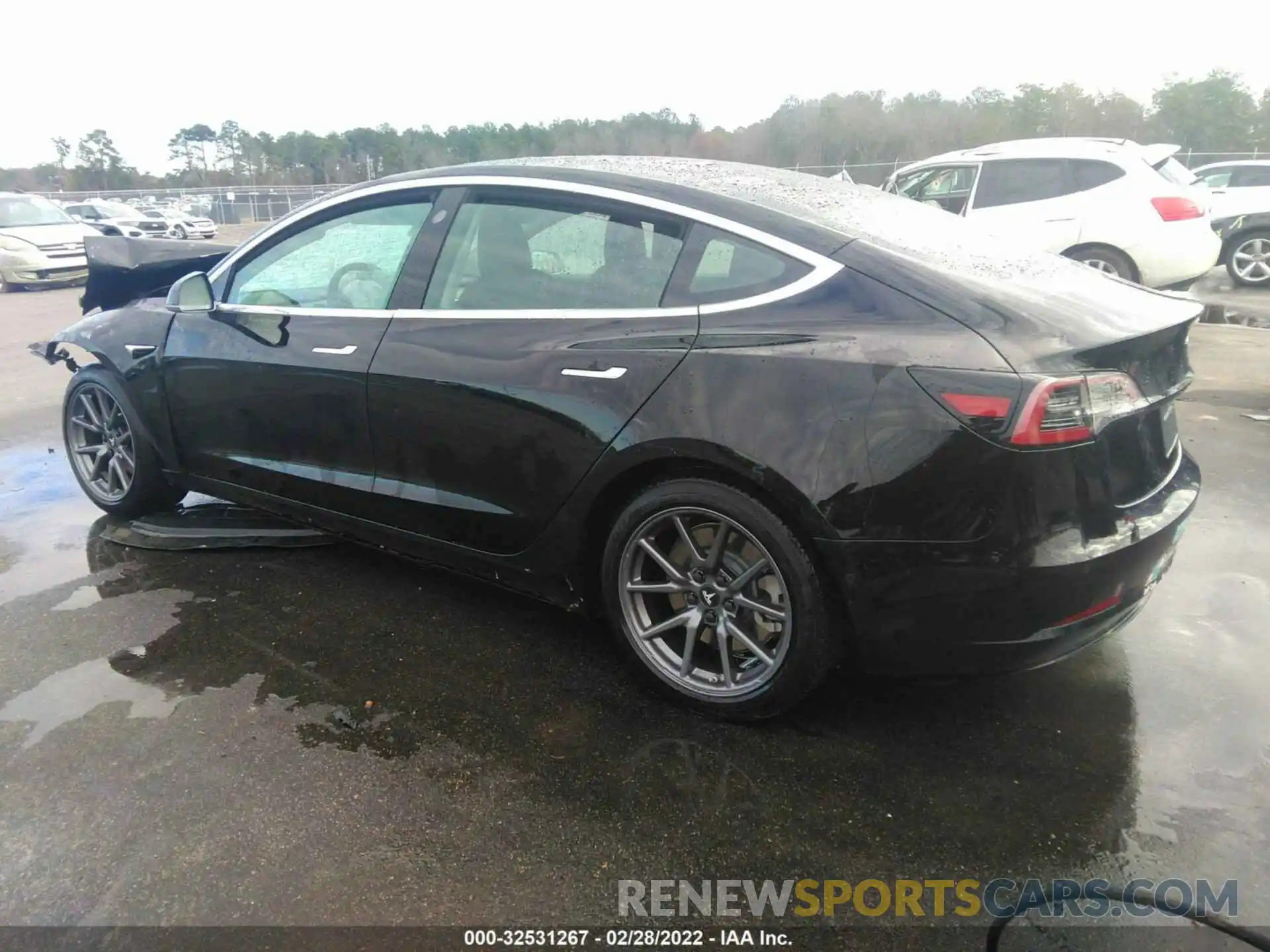 3 Photograph of a damaged car 5YJ3E1EA2KF410518 TESLA MODEL 3 2019