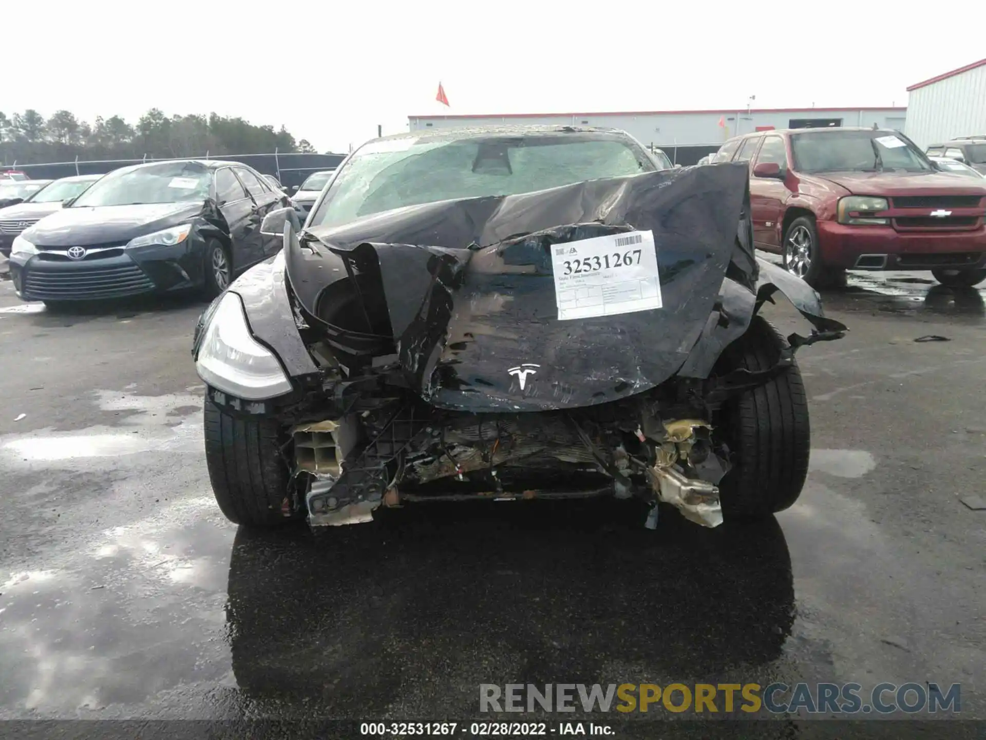 6 Photograph of a damaged car 5YJ3E1EA2KF410518 TESLA MODEL 3 2019