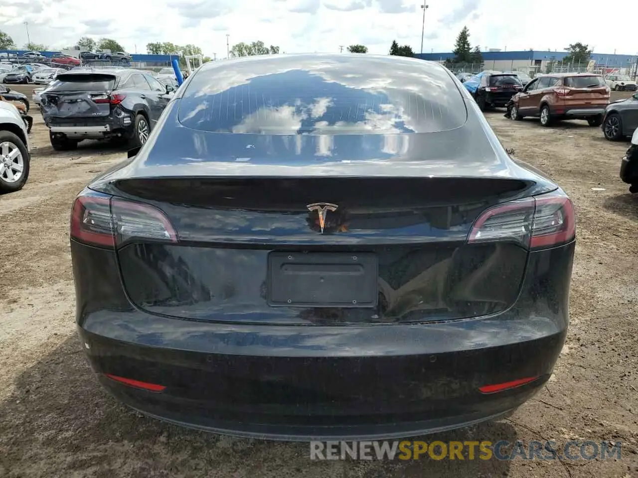 6 Photograph of a damaged car 5YJ3E1EA2KF412432 TESLA MODEL 3 2019