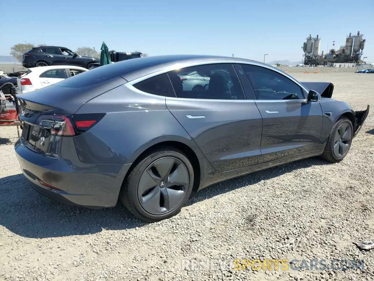 3 Photograph of a damaged car 5YJ3E1EA2KF416304 TESLA MODEL 3 2019