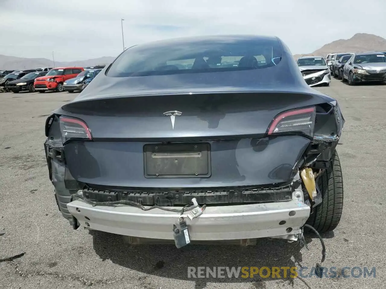 6 Photograph of a damaged car 5YJ3E1EA2KF417212 TESLA MODEL 3 2019
