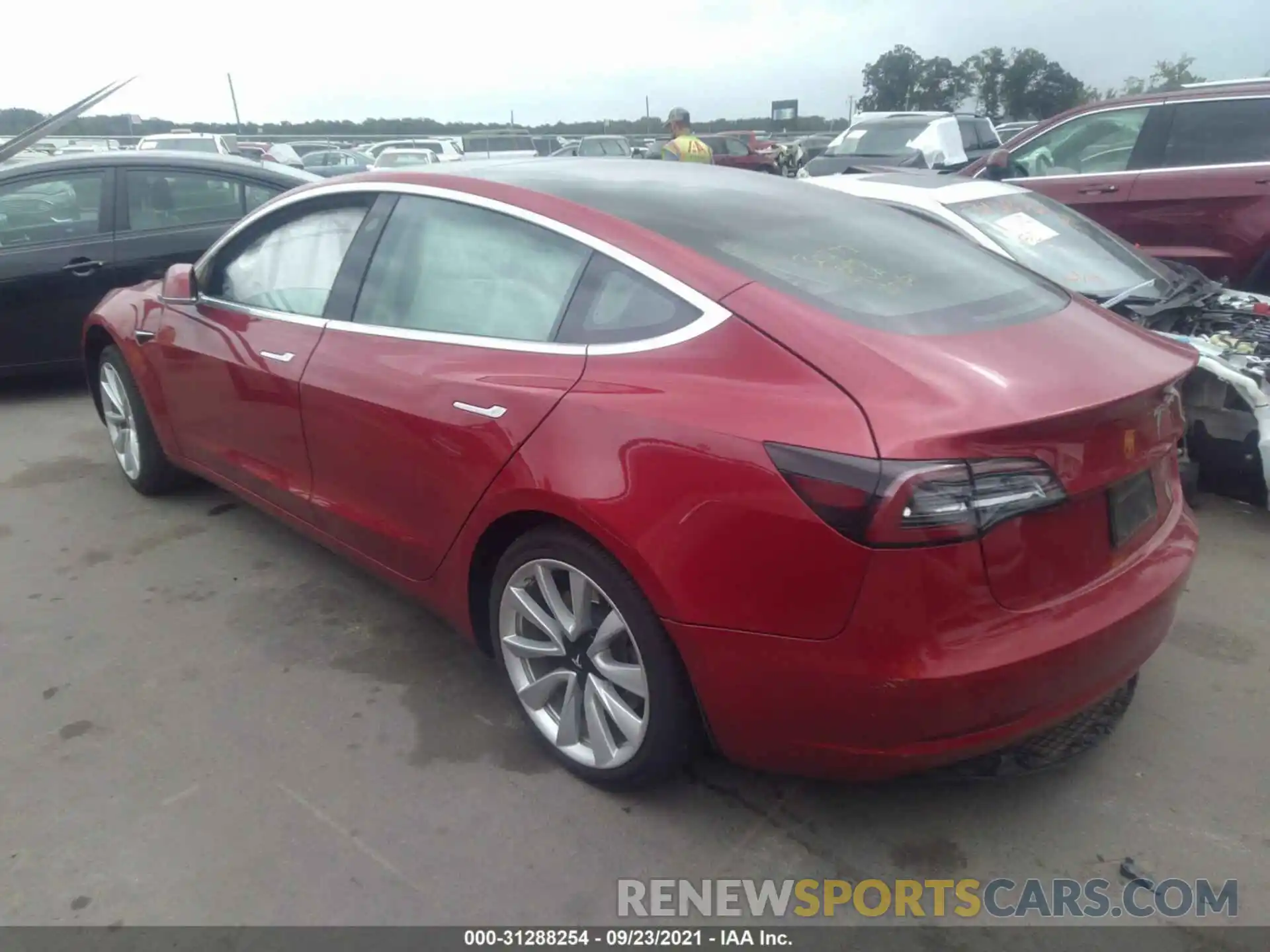 3 Photograph of a damaged car 5YJ3E1EA2KF417307 TESLA MODEL 3 2019