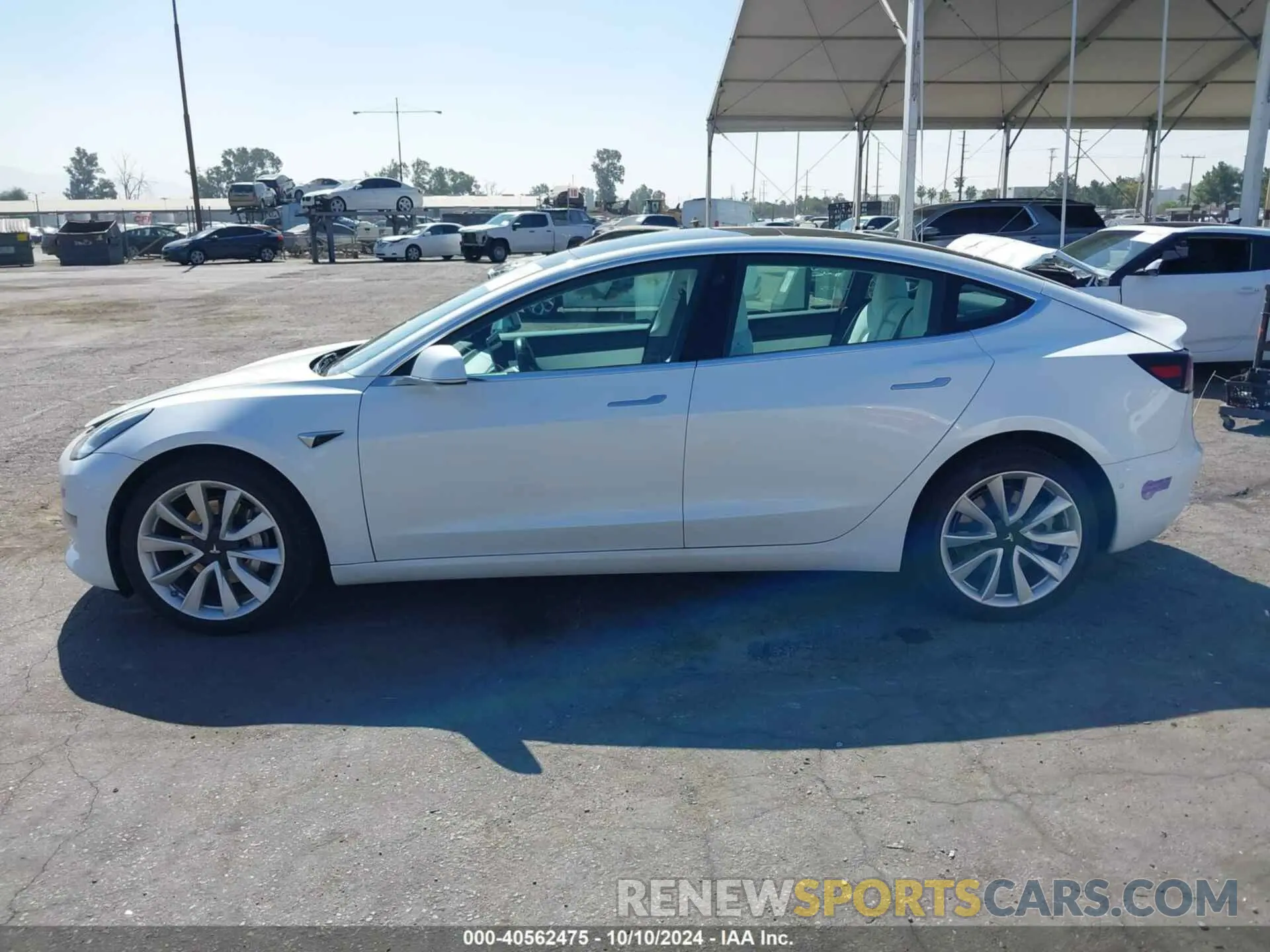 14 Photograph of a damaged car 5YJ3E1EA2KF419378 TESLA MODEL 3 2019
