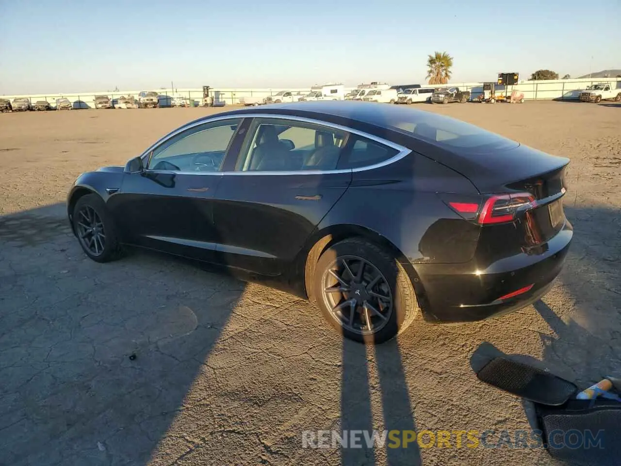 2 Photograph of a damaged car 5YJ3E1EA2KF422488 TESLA MODEL 3 2019