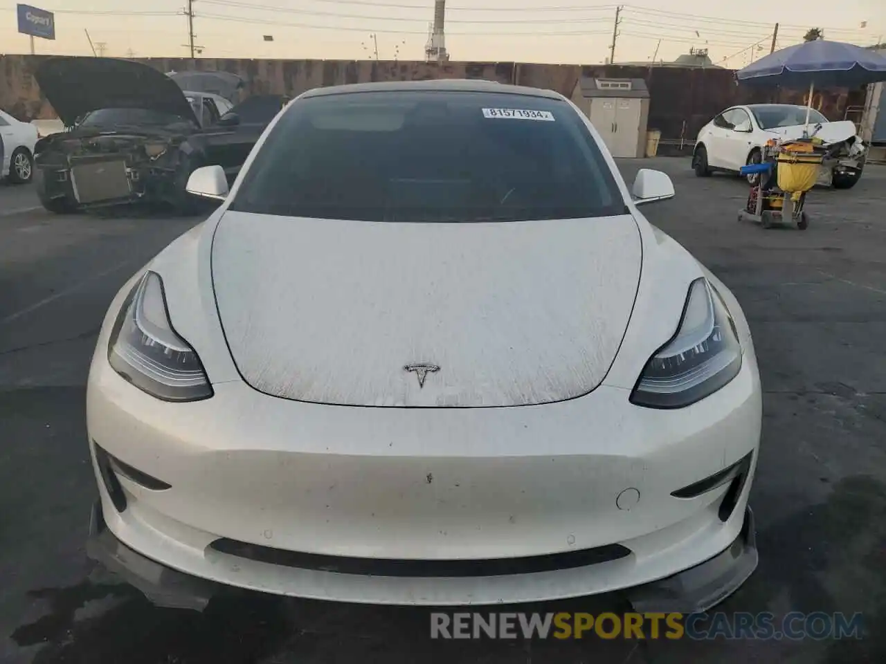 5 Photograph of a damaged car 5YJ3E1EA2KF425200 TESLA MODEL 3 2019