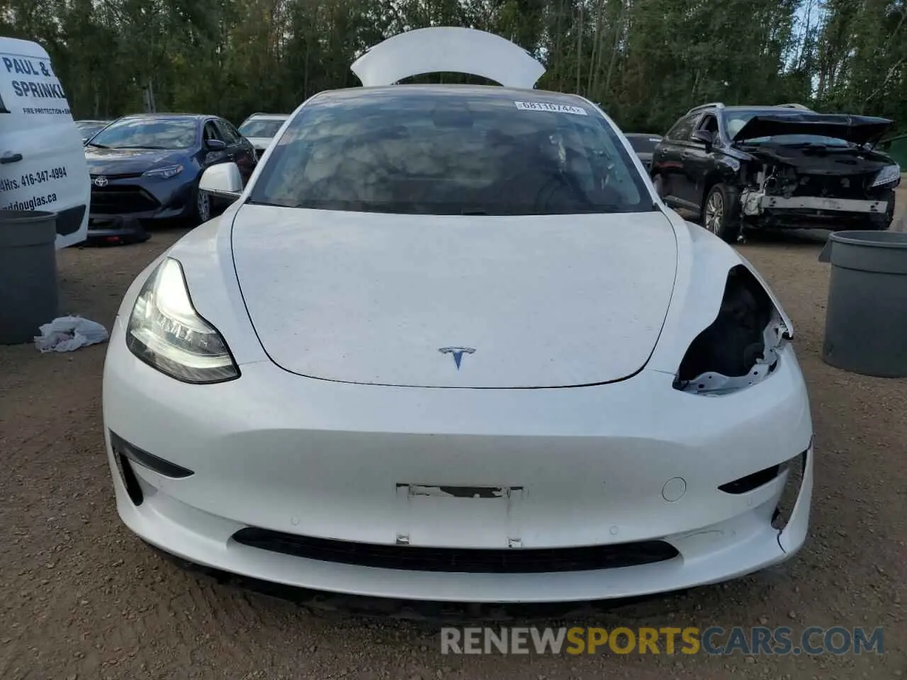 5 Photograph of a damaged car 5YJ3E1EA2KF428050 TESLA MODEL 3 2019