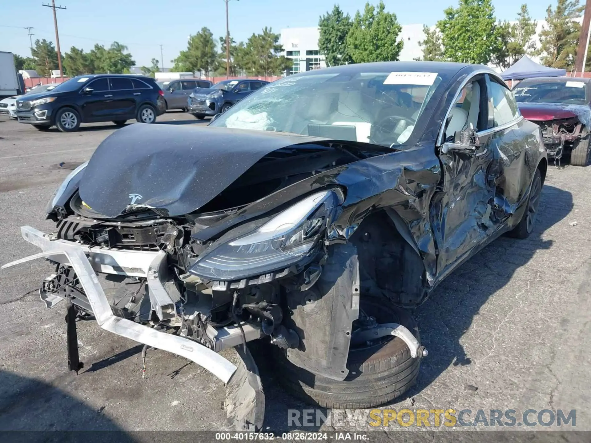 6 Photograph of a damaged car 5YJ3E1EA2KF431479 TESLA MODEL 3 2019