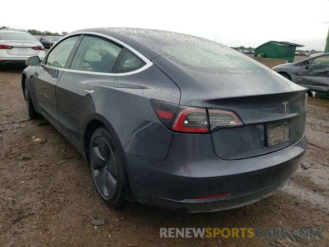 3 Photograph of a damaged car 5YJ3E1EA2KF435404 TESLA MODEL 3 2019