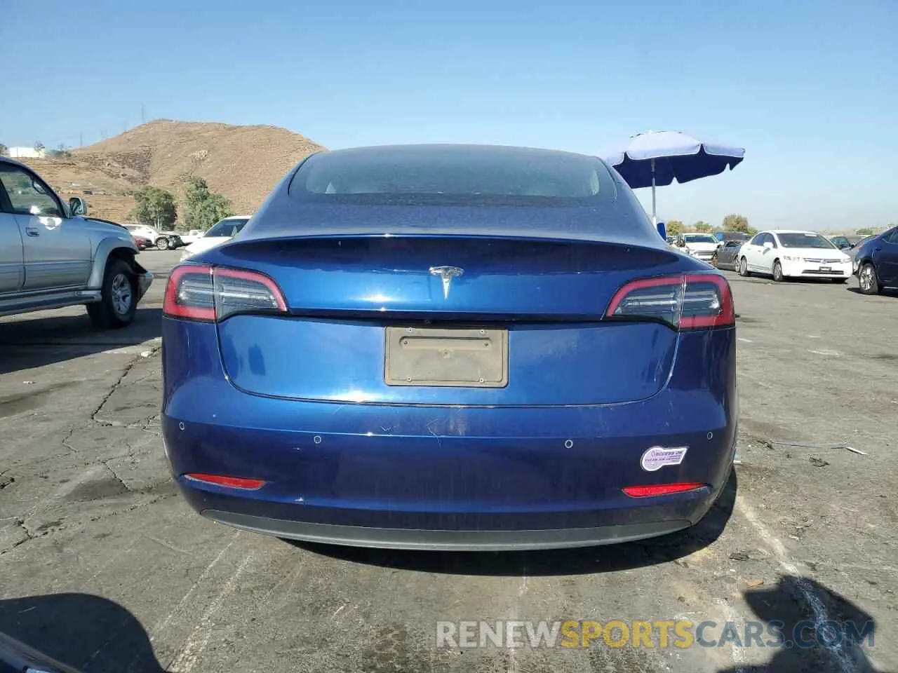 6 Photograph of a damaged car 5YJ3E1EA2KF436049 TESLA MODEL 3 2019