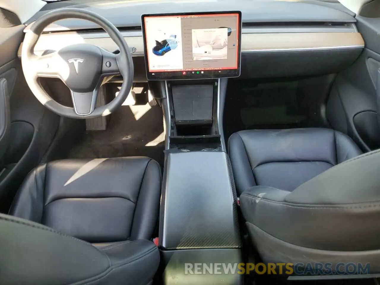 8 Photograph of a damaged car 5YJ3E1EA2KF436049 TESLA MODEL 3 2019