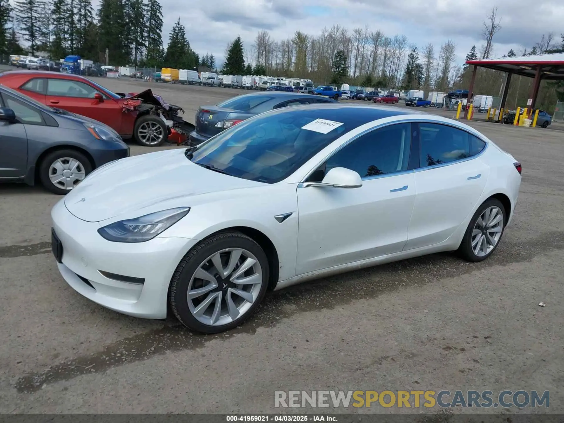 15 Photograph of a damaged car 5YJ3E1EA2KF437900 TESLA MODEL 3 2019