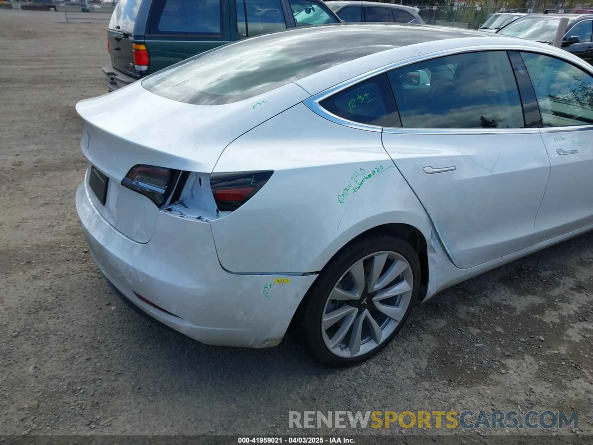 6 Photograph of a damaged car 5YJ3E1EA2KF437900 TESLA MODEL 3 2019