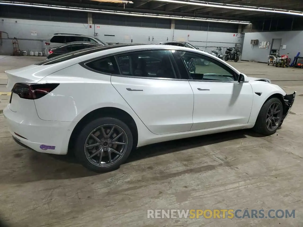 3 Photograph of a damaged car 5YJ3E1EA2KF466782 TESLA MODEL 3 2019