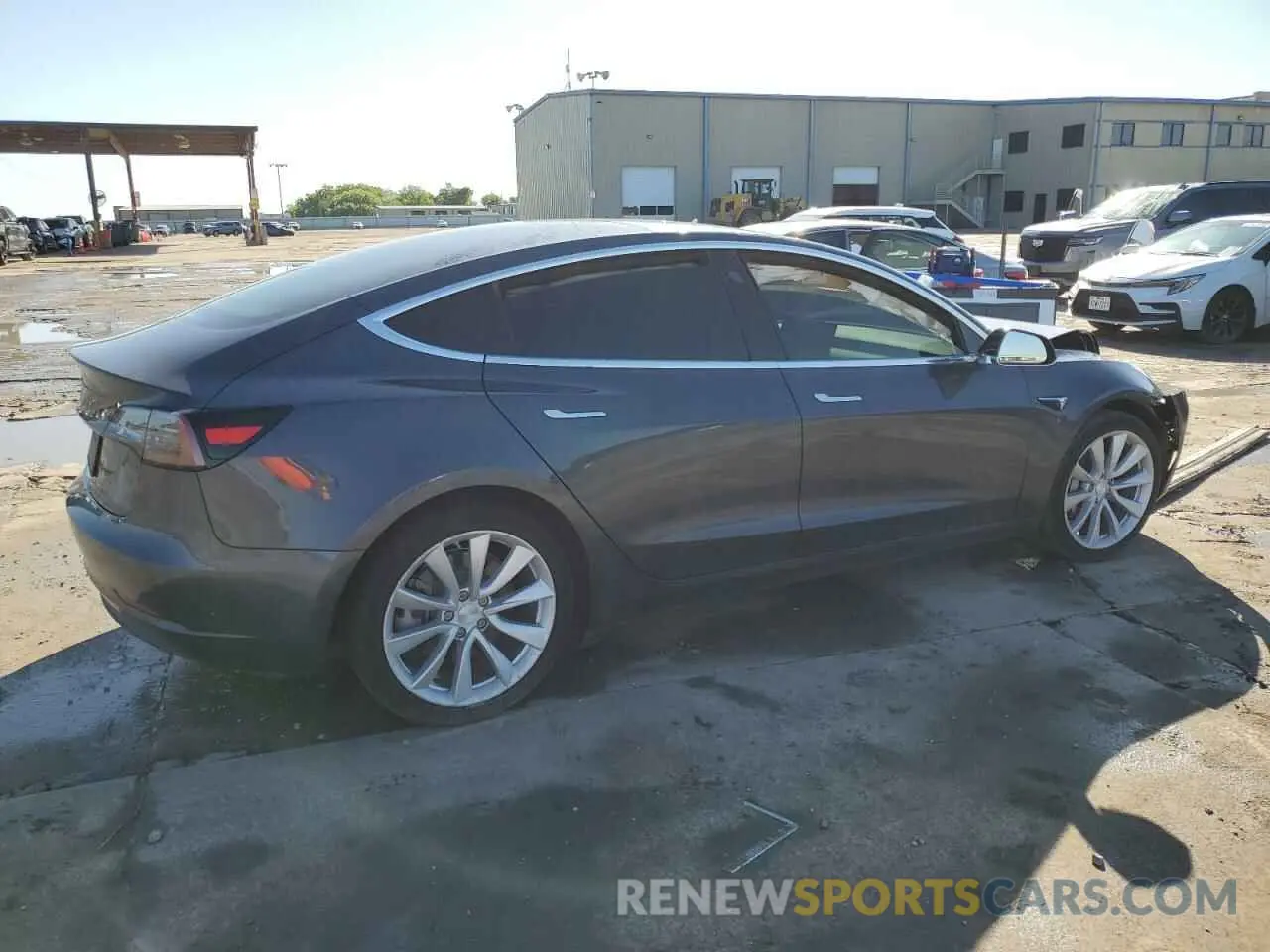 3 Photograph of a damaged car 5YJ3E1EA2KF474929 TESLA MODEL 3 2019