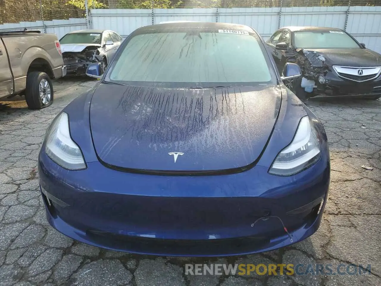 5 Photograph of a damaged car 5YJ3E1EA2KF476194 TESLA MODEL 3 2019