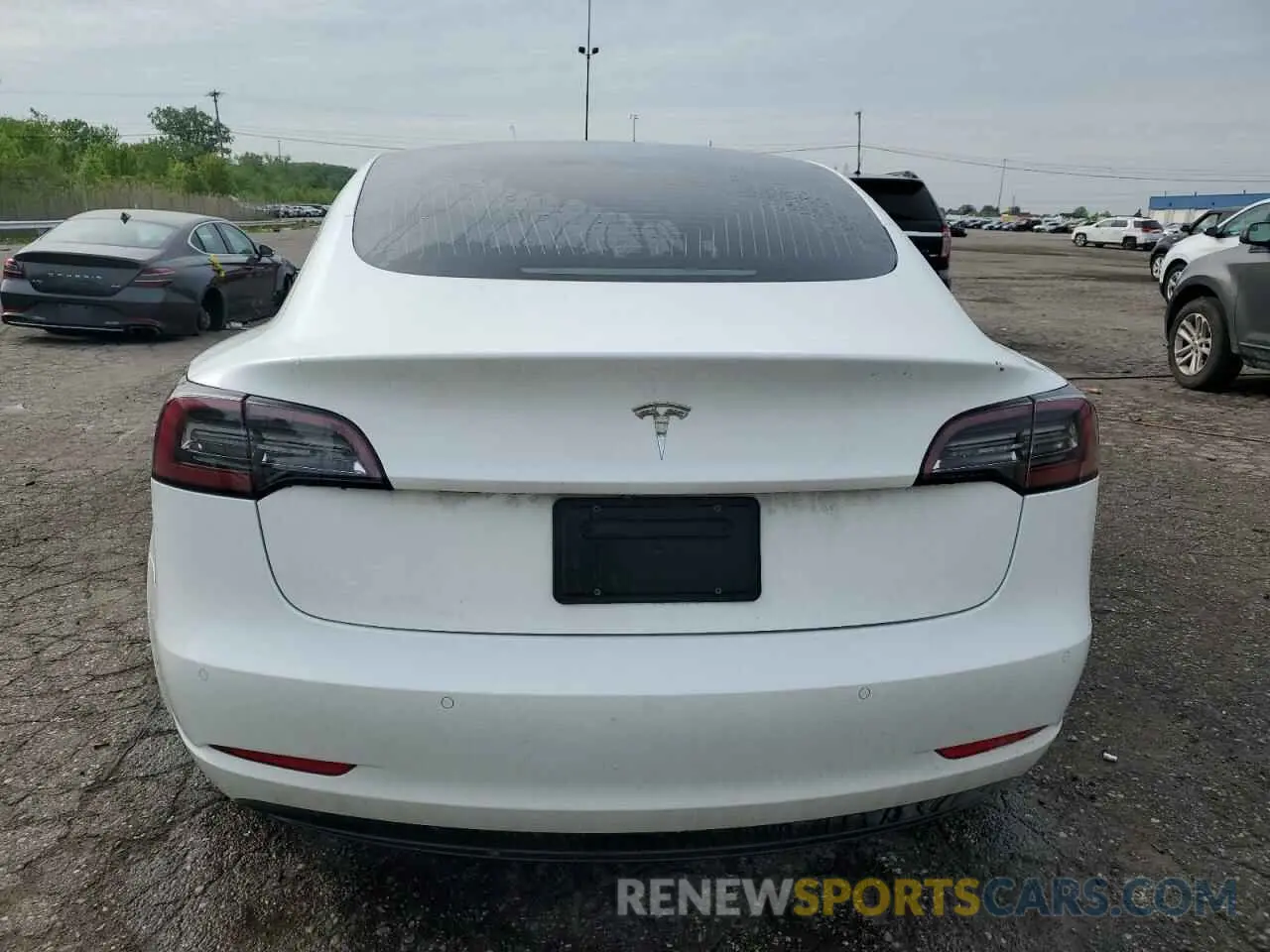 6 Photograph of a damaged car 5YJ3E1EA2KF482514 TESLA MODEL 3 2019