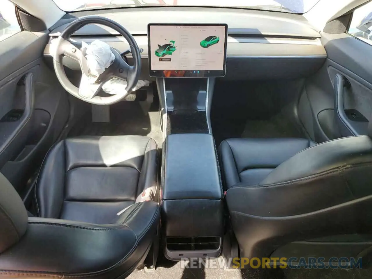 8 Photograph of a damaged car 5YJ3E1EA2KF485767 TESLA MODEL 3 2019