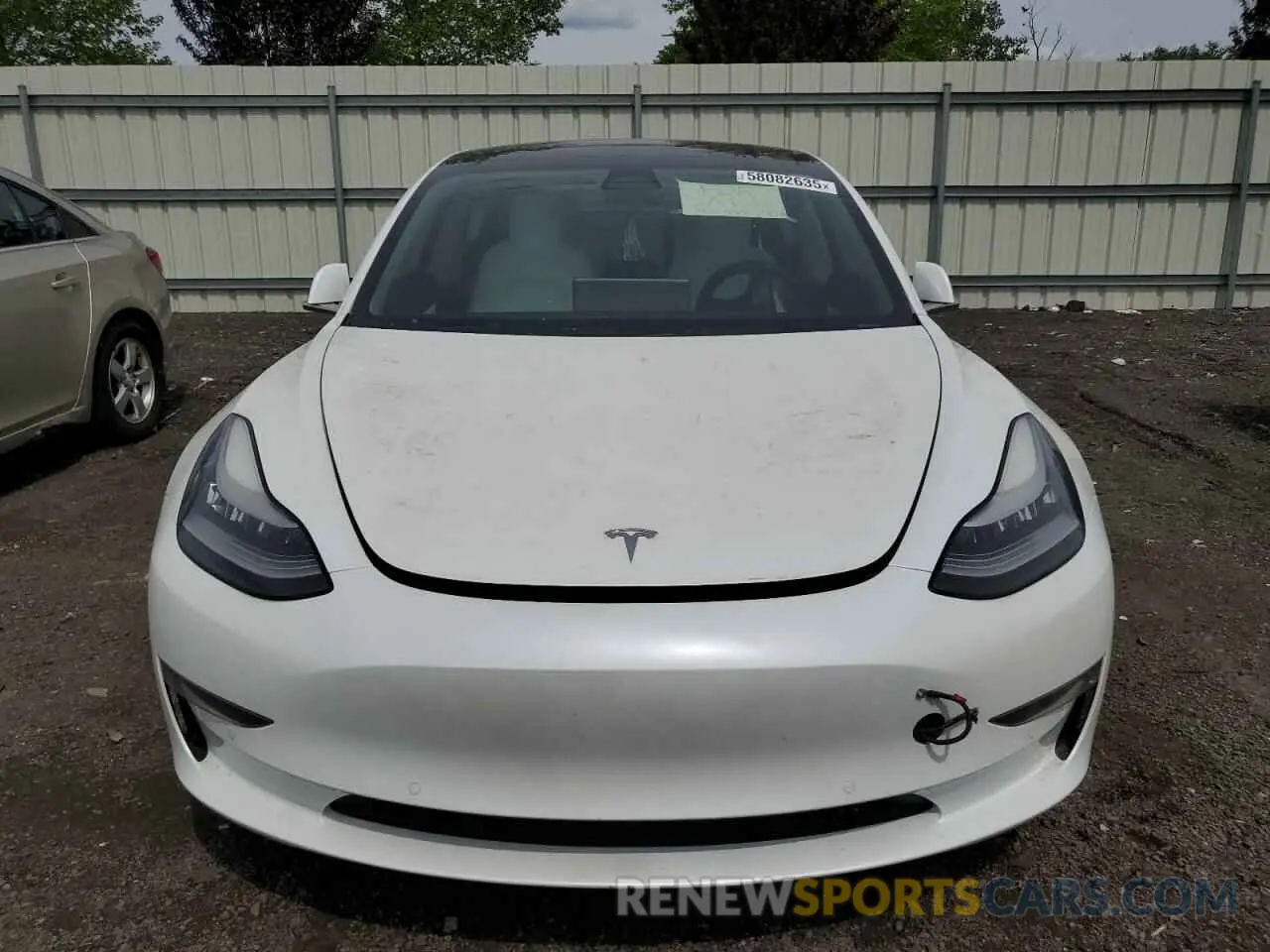5 Photograph of a damaged car 5YJ3E1EA2KF486532 TESLA MODEL 3 2019