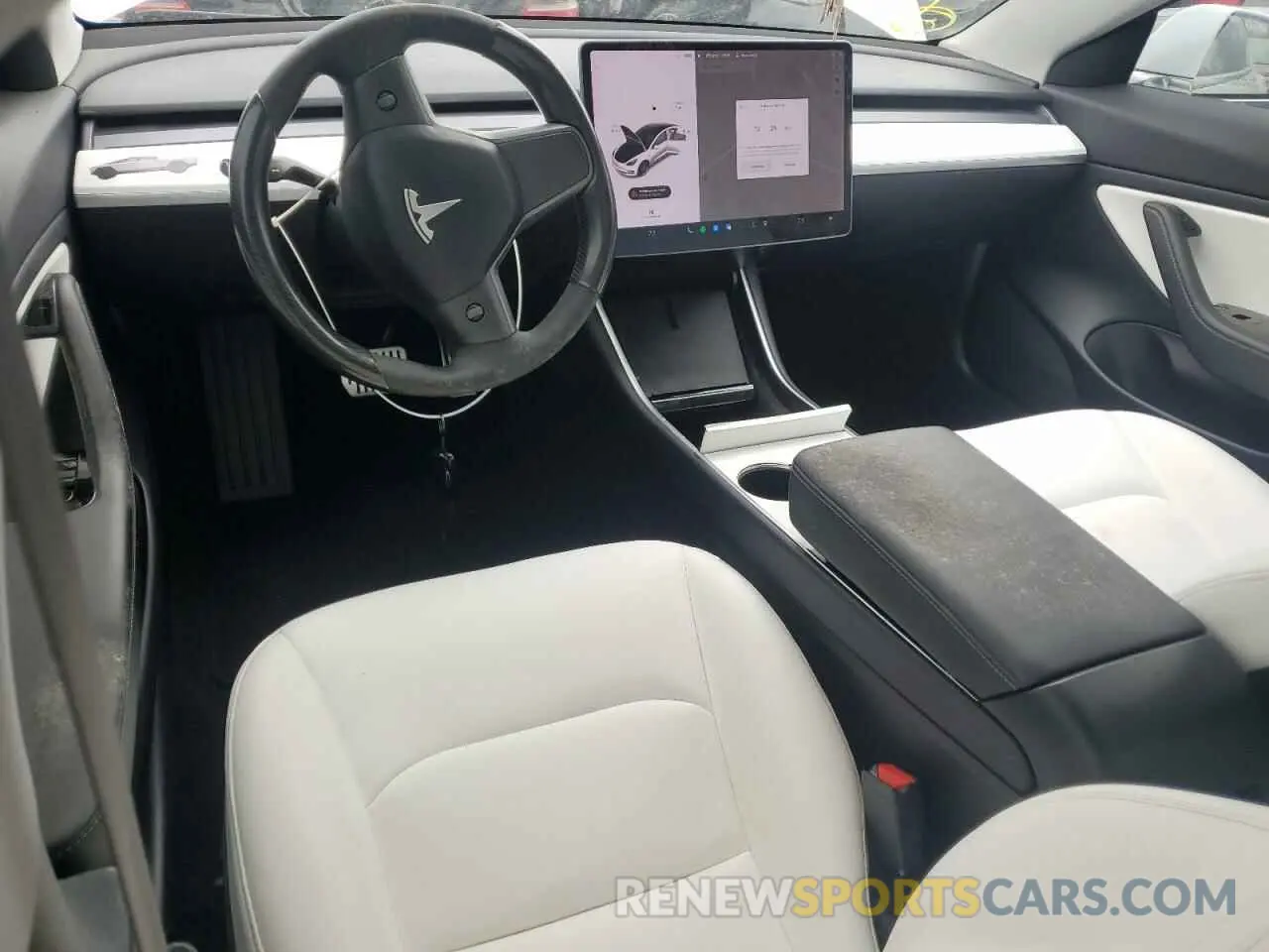 8 Photograph of a damaged car 5YJ3E1EA2KF486532 TESLA MODEL 3 2019