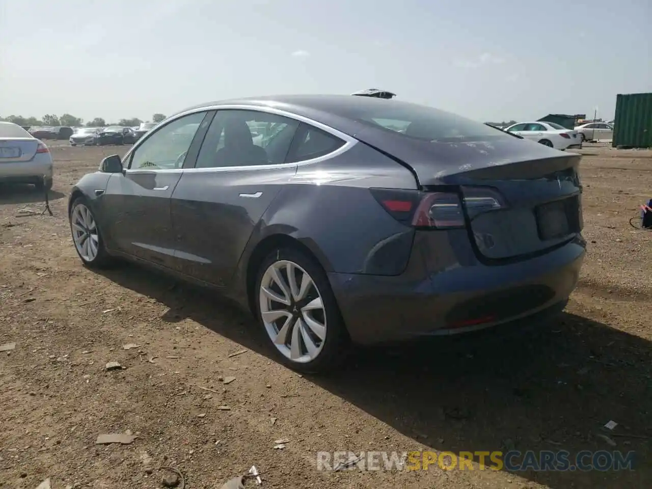 3 Photograph of a damaged car 5YJ3E1EA2KF529833 TESLA MODEL 3 2019