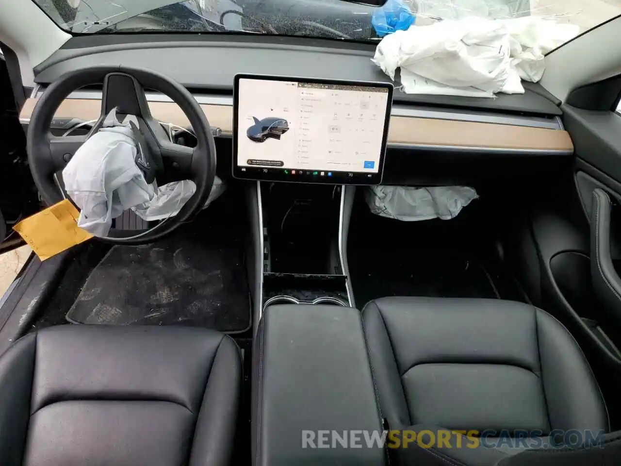 8 Photograph of a damaged car 5YJ3E1EA3KF189978 TESLA MODEL 3 2019