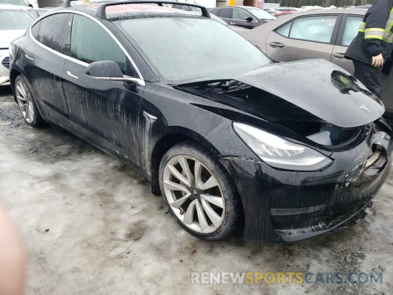 4 Photograph of a damaged car 5YJ3E1EA3KF265389 TESLA MODEL 3 2019